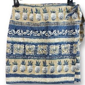 Bushwacker Womens‎ Skirt Size Large Blue Tan